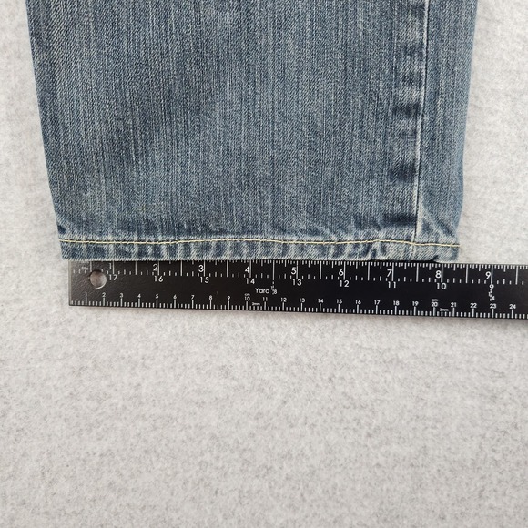 Levi's 501 Original Fit Men's Jeans W35 L32 Button Fly 100% Cotton Medium Wash - Picture 9 of 12